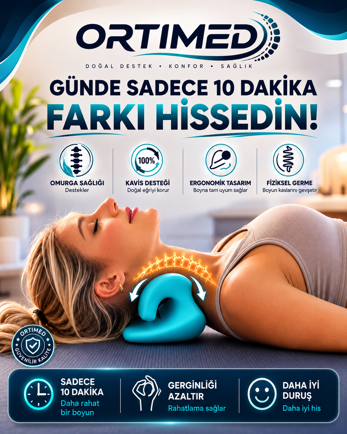 ORTOPEDİK BOYUN YASTIĞI